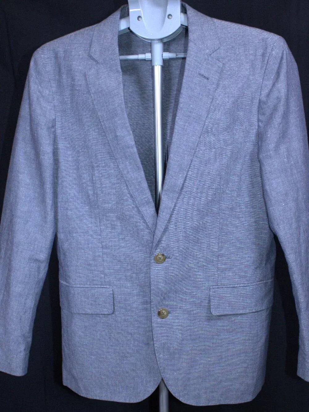 J Crew Ludlow Somelos Blazer Mens 36S Blue Unstructured 80% Cotton 20% Linen